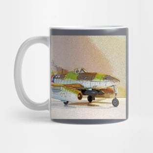 German Me 262 Jet Fighter Mug